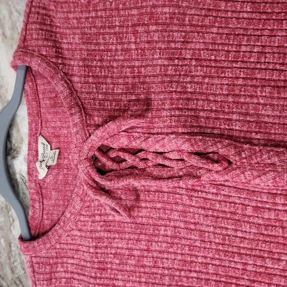 Tie front Lucky Brand sweater - Picture 4 of 8